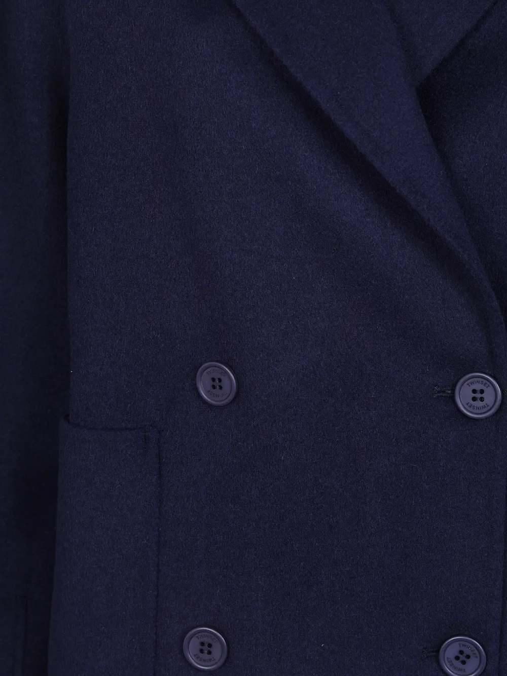 TWINSET Jas met dubbele rij knopen Blauw