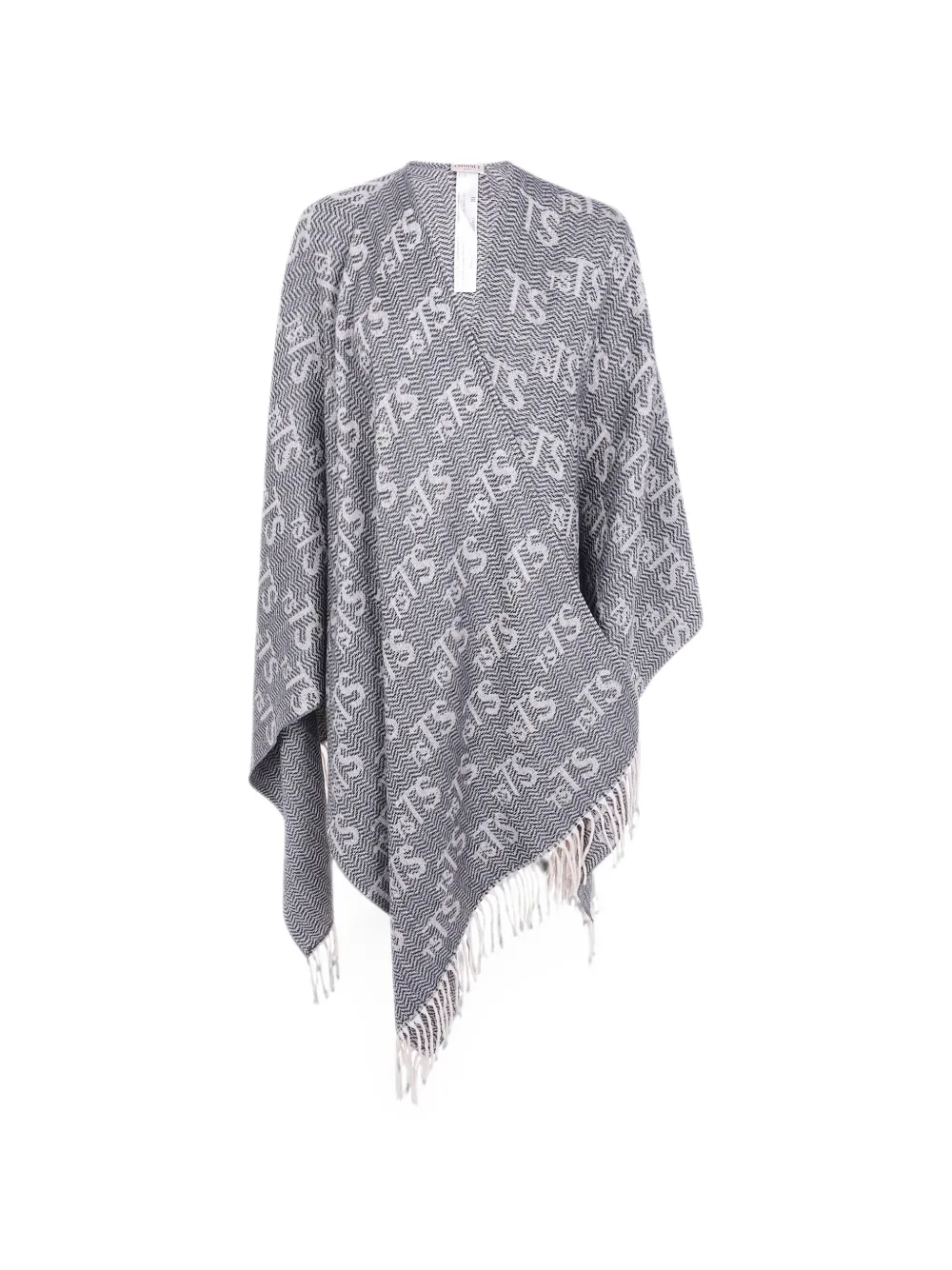 TWINSET jacquard chevron scarf - Schwarz