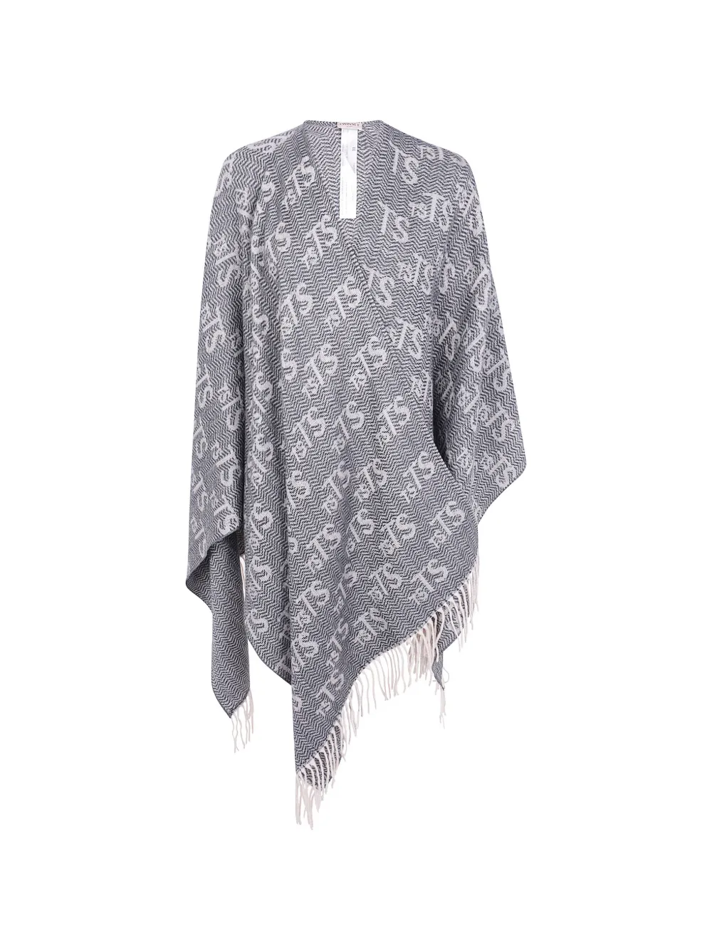 TWINSET jacquard chevron scarf - Nero
