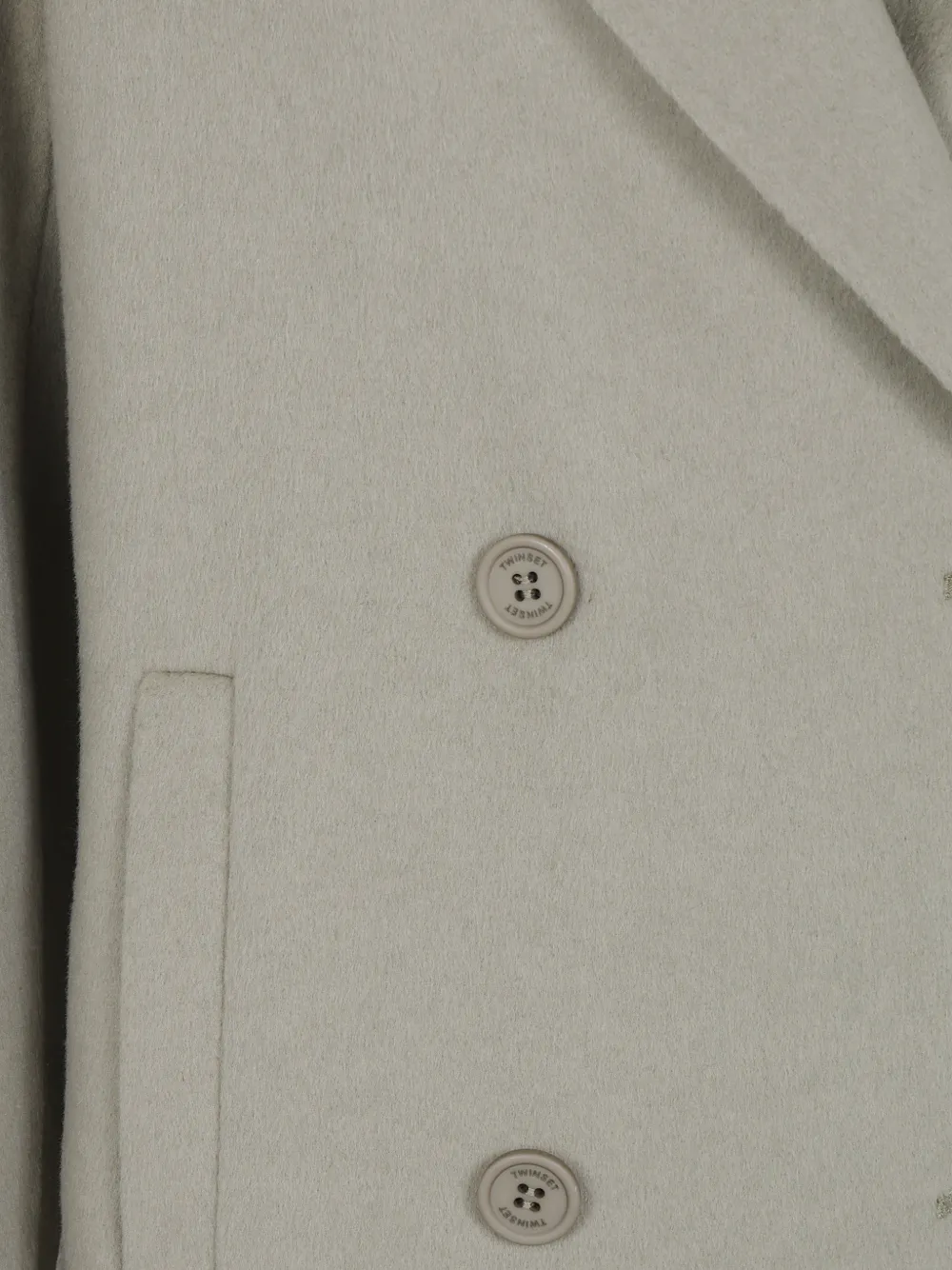 TWINSET Jas met dubbele rij knopen Groen
