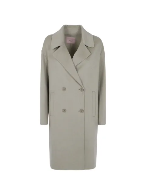 TWINSET double-breasted notched-lapels coat