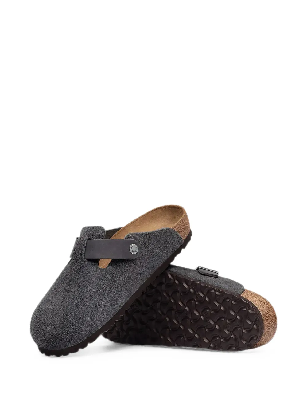 Birkenstock Boston mules Grijs