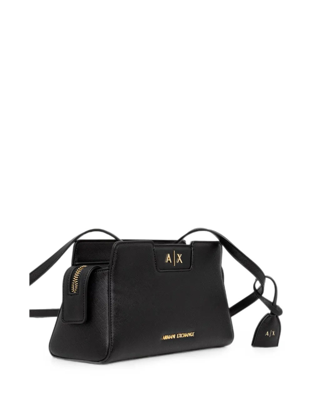 Armani Exchange Schoudertas met logoplakkaat Zwart