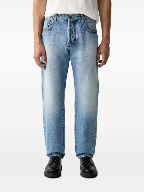 Armani Exchange faded straight-leg jeans
