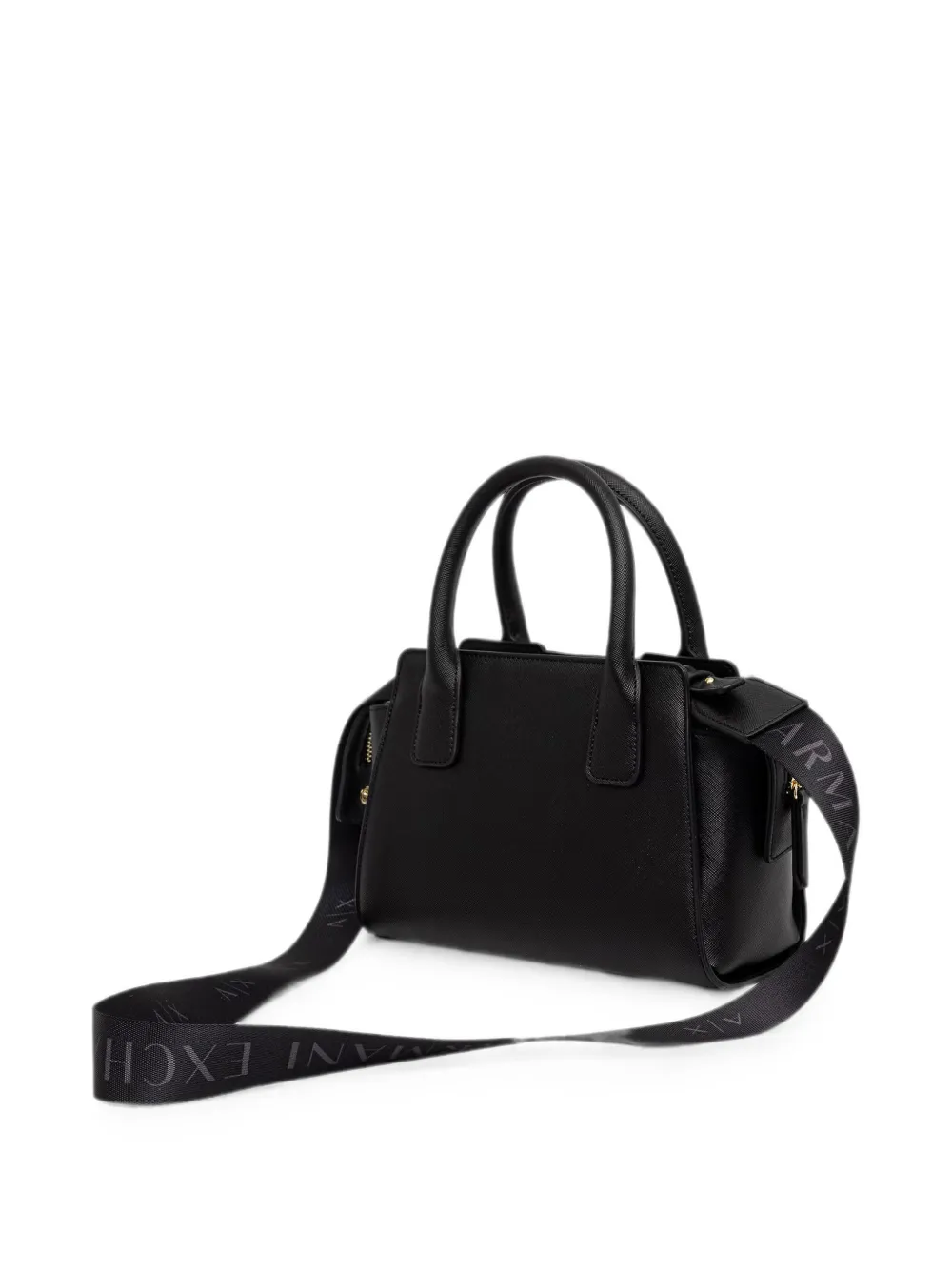 Armani Exchange Shopper met logoplakkaat Zwart