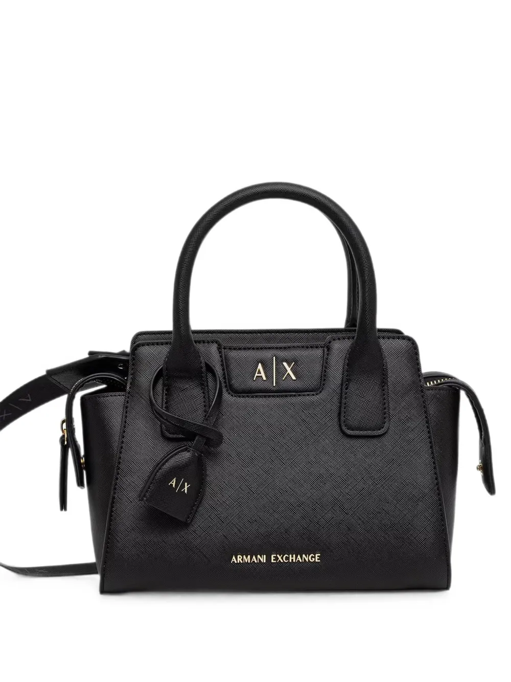 Armani Exchange logo-plaque tote bag - Nero