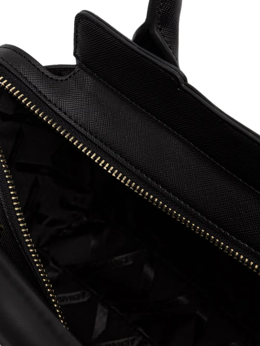 Armani Exchange Shopper met logoplakkaat Zwart