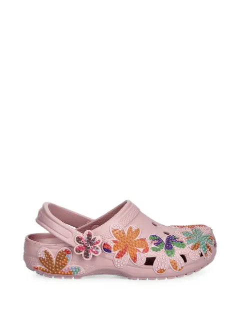 Crocs floral-applique clogs