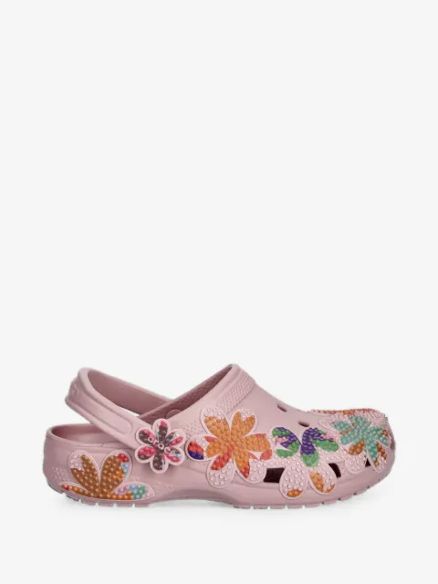 Crocs floral-applique clogs