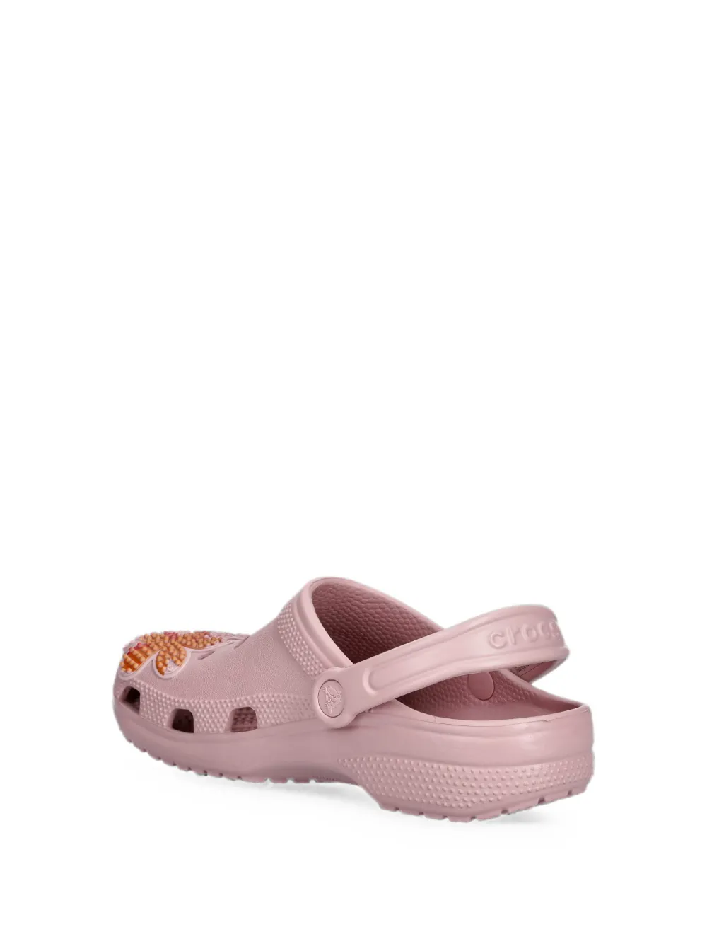 Crocs floral-applique clogs Roze