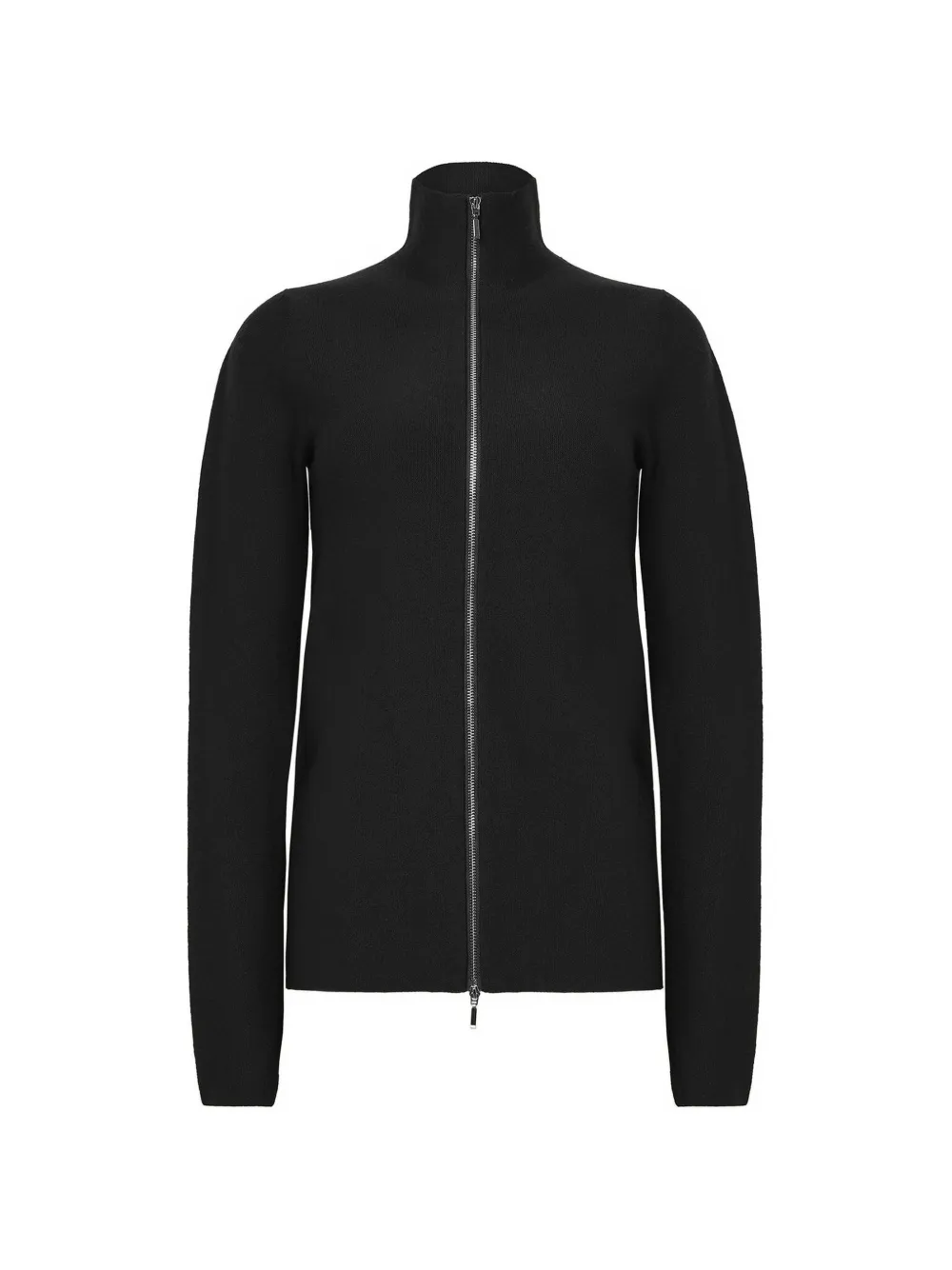 Wolford funnel-neck zip-up sweater - Black