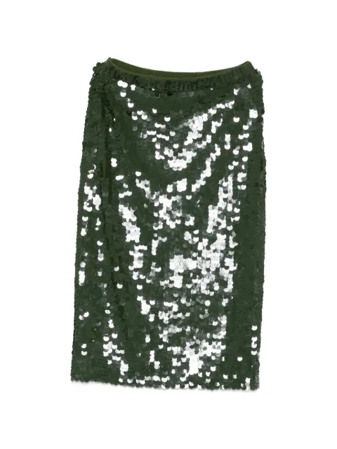 P.A.R.O.S.H. sequin-embellished midi skirt