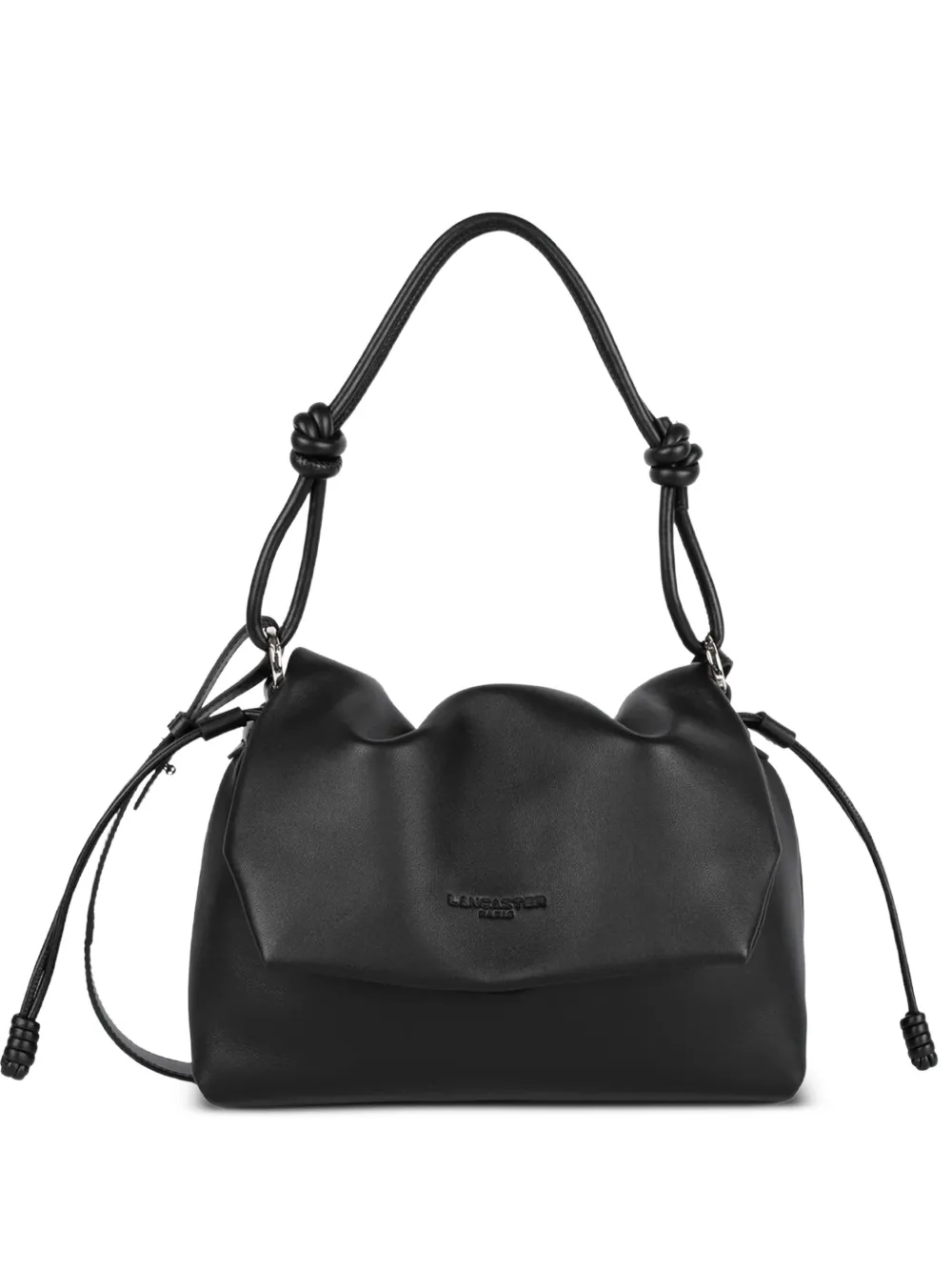 Lancaster Lush knotted-strap shoulder bag - Nero