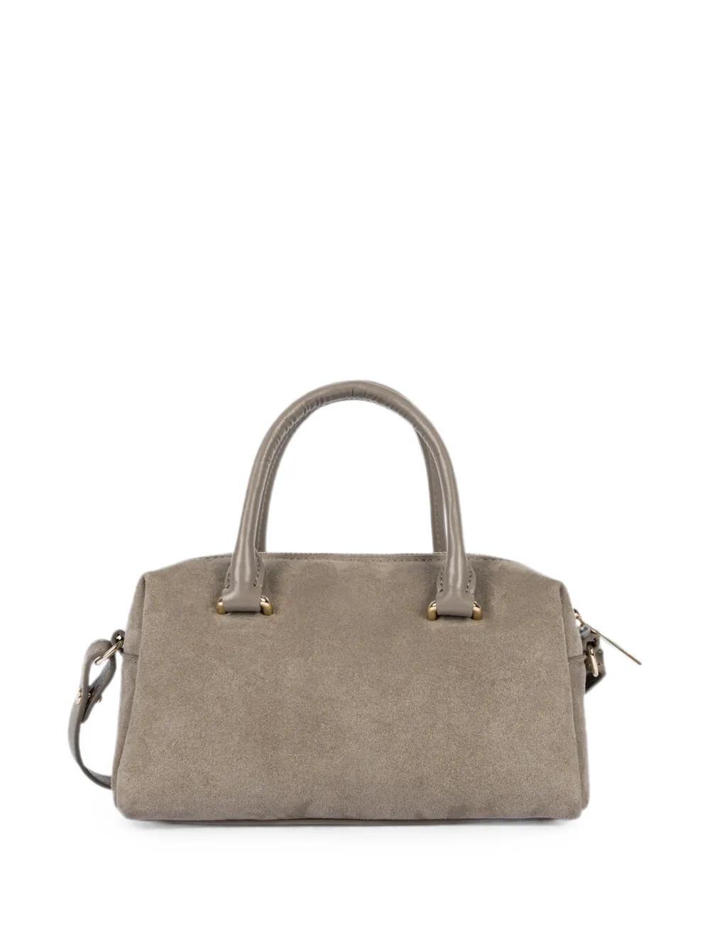 Lancaster Cube schoudertas met suède afwerking Beige