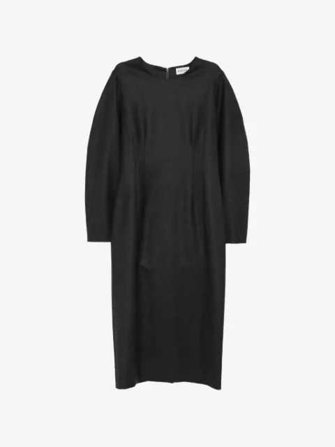 P.A.R.O.S.H. crew-neck long-sleeve midi dress