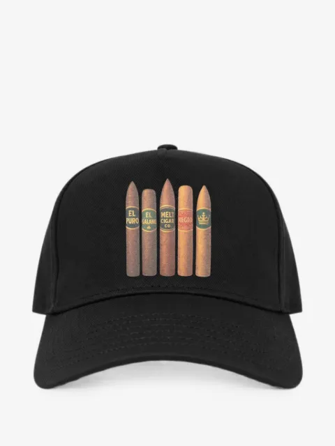 Melt cigar-print cap