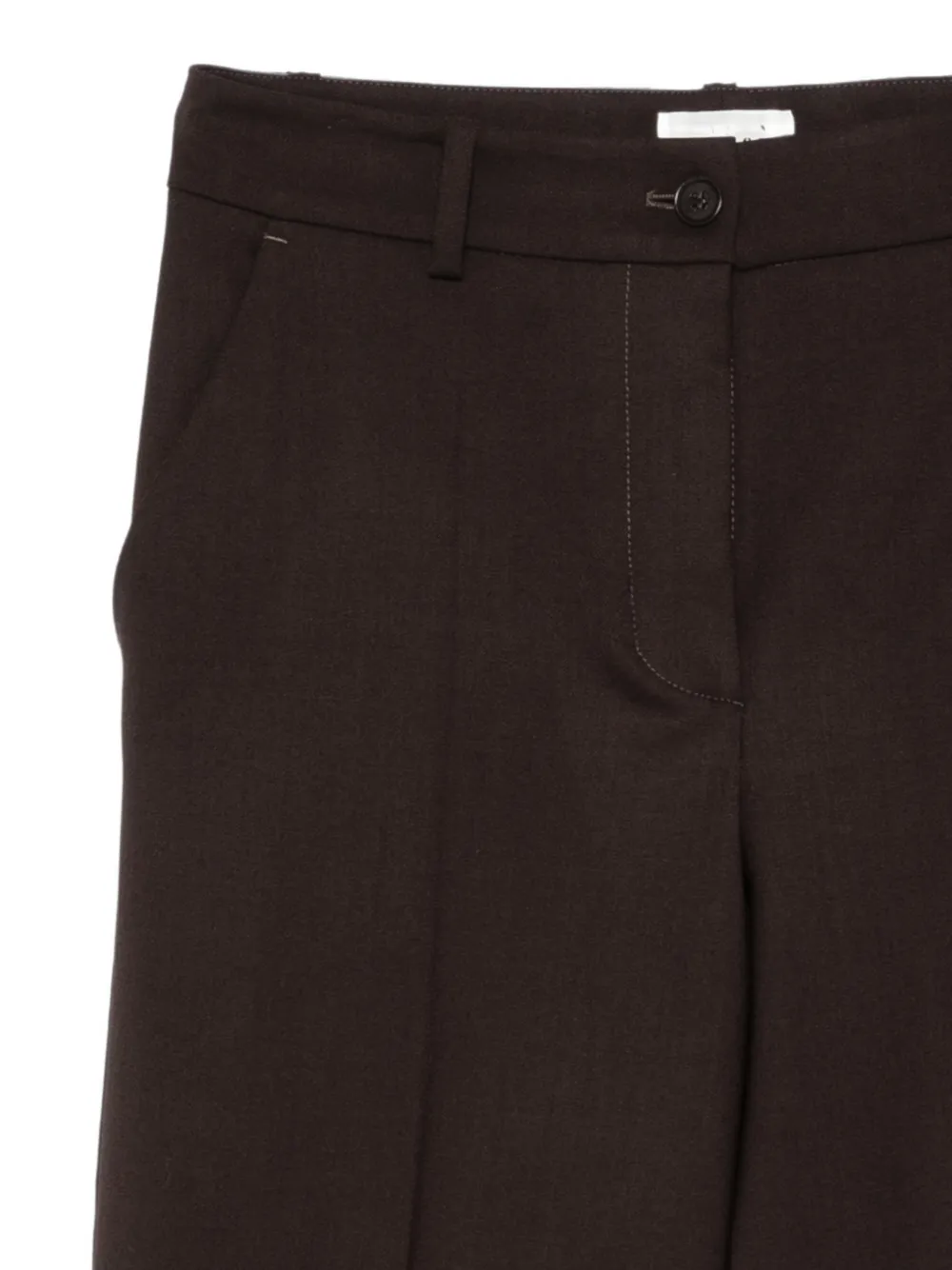 P.A.R.O.S.H. Geplooide broek Bruin