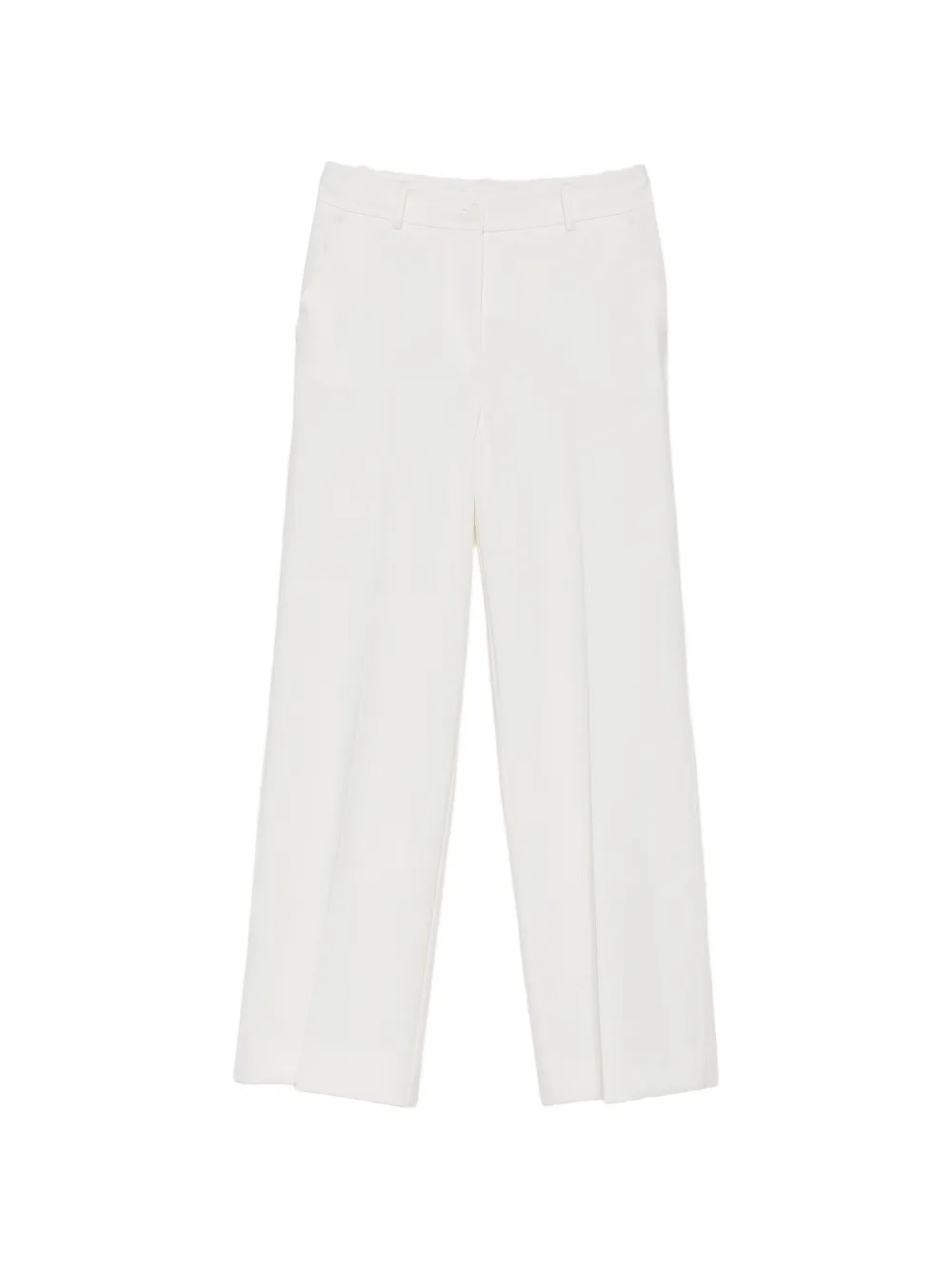 P.A.R.O.S.H. pressed-crease wide-leg trousers - Neutrals