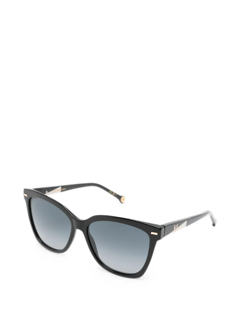 Carolina Herrera Zonnebril met cat-eye montuur Zwart