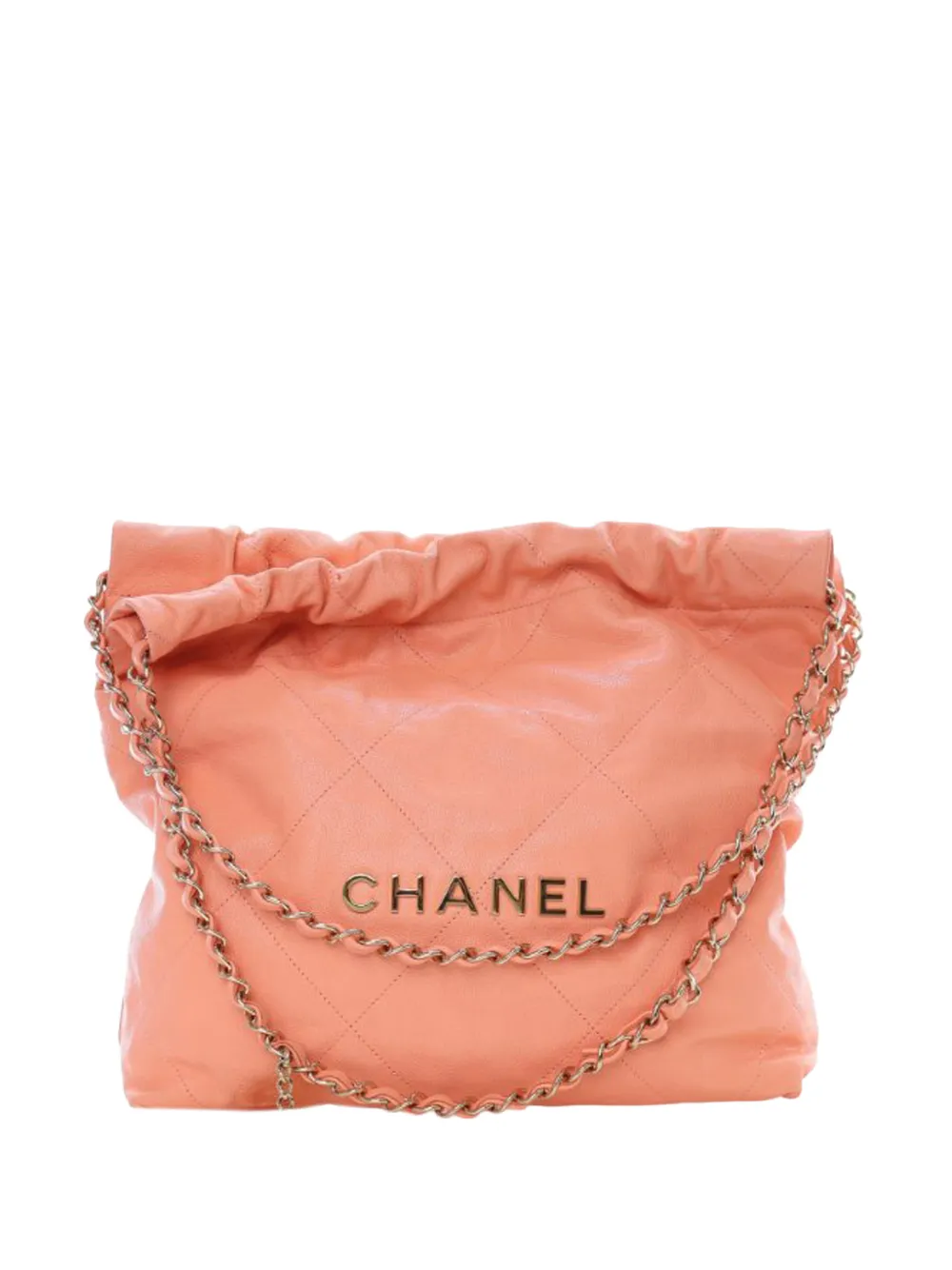 CHANEL Pre-Owned 2021-2026 Small Quilted Caviar 22 Handbag tote bag - Pink
