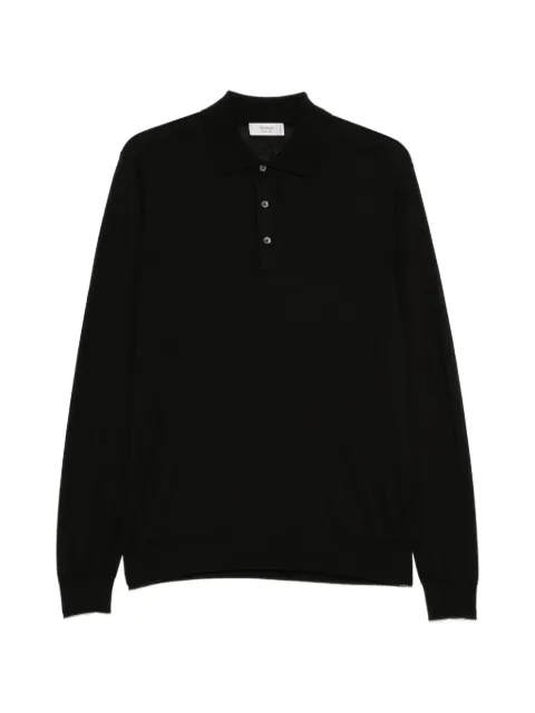 Ferrante long-sleeve buttoned polo shirt