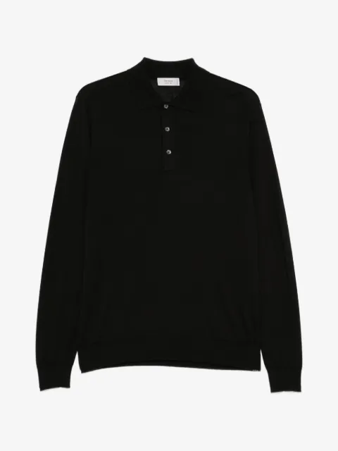 Ferrante long-sleeve buttoned polo shirt