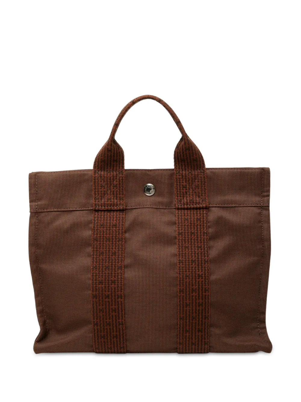 Hermès Pre-Owned 1990-2010 Canvas Herline PM tote bag - Brown