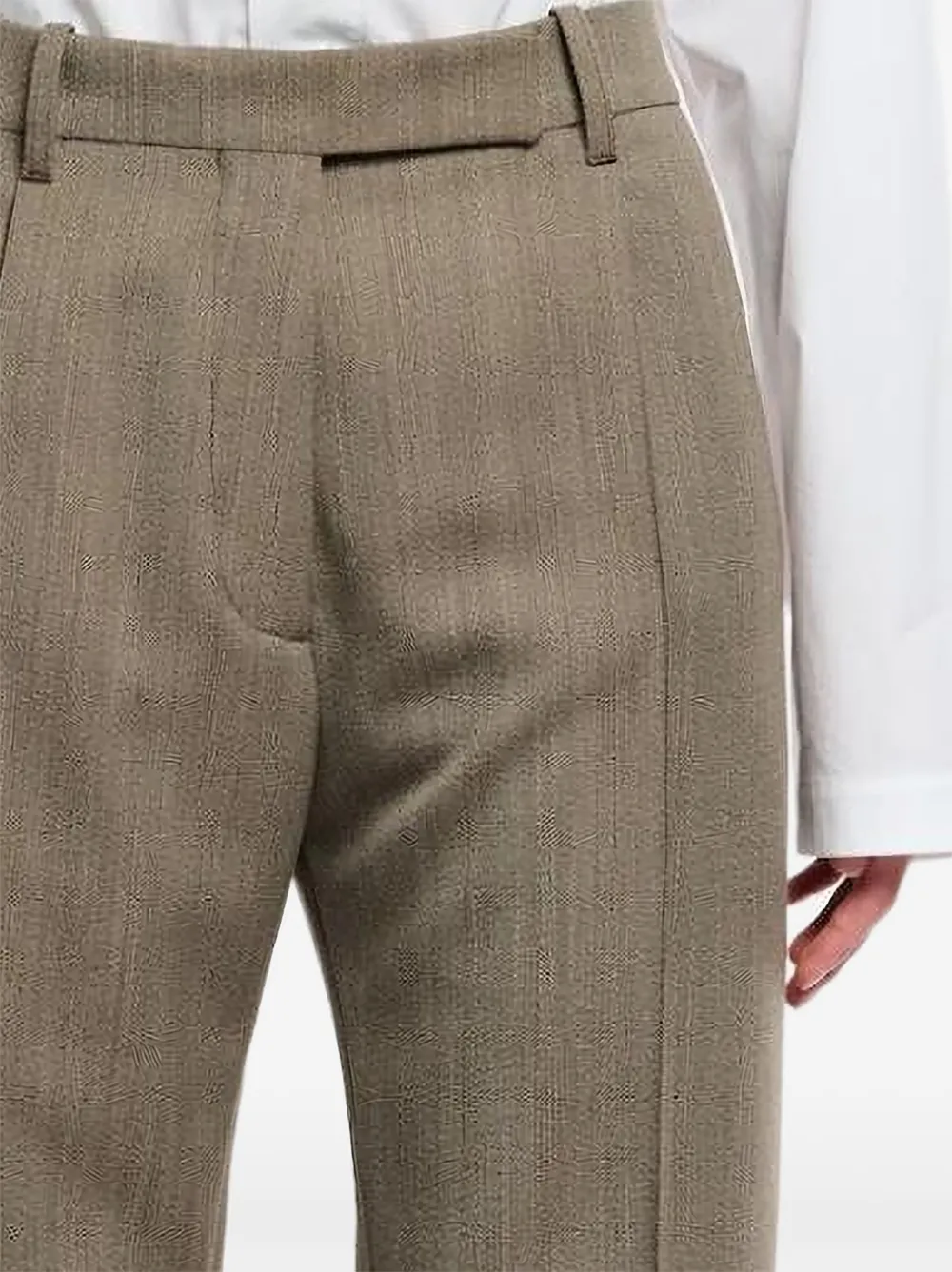 Studio Nicholson Gesmockte pantalon Beige