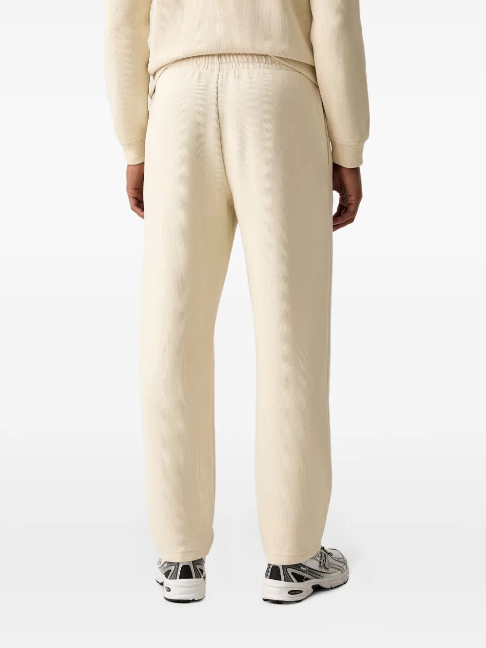 Ea7 Emporio Armani Trainingsbroek met logopatch Beige