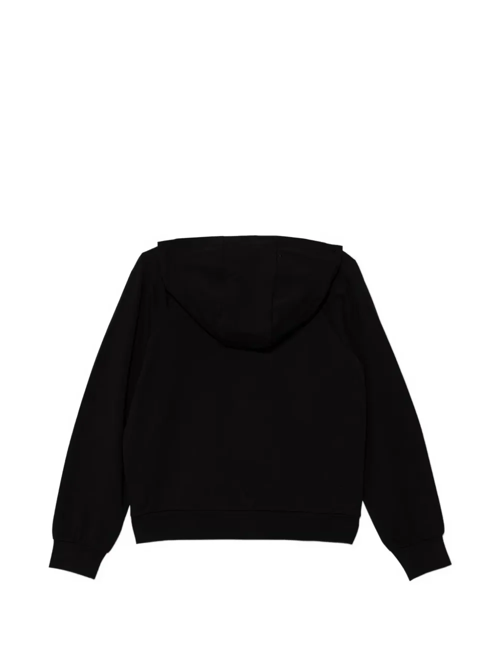 Ea7 Emporio Armani Hoodie met logoprint en rits Zwart