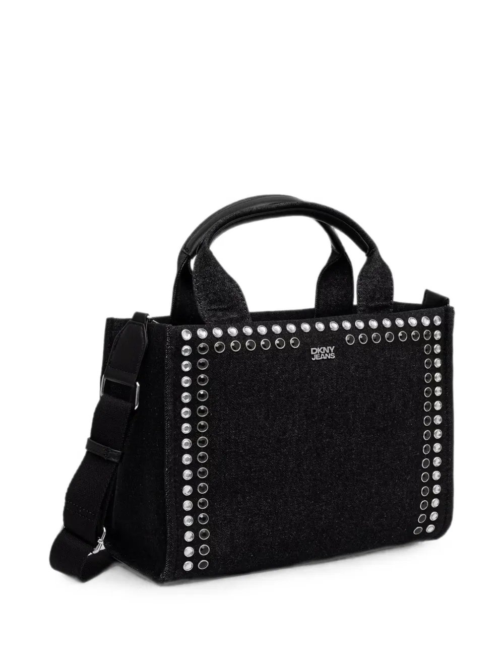 DKNY Shopper verfraaid met studs Zwart