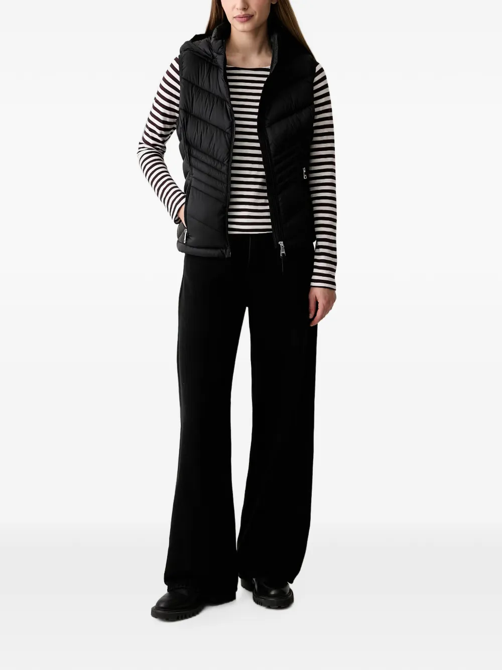 DKNY Bodywarmer met capuchon Zwart