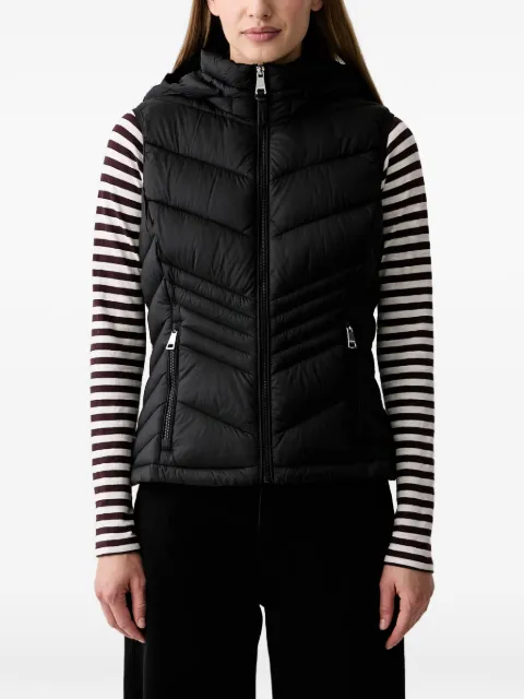 DKNY quilted hooded gilet