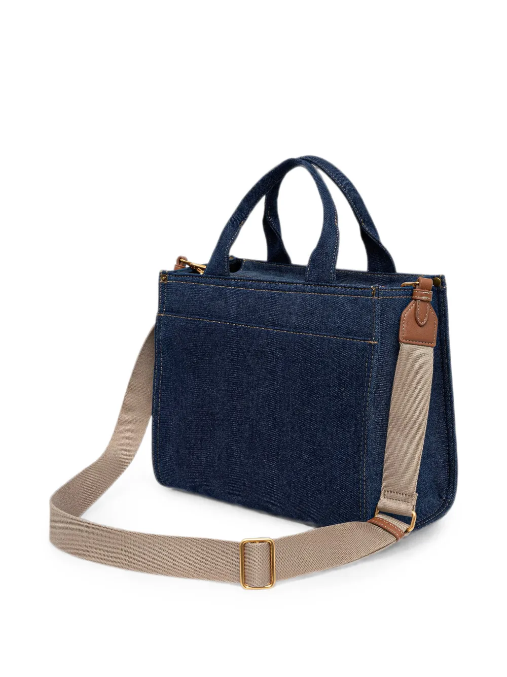 DKNY Shopper met logo-reliëf Blauw
