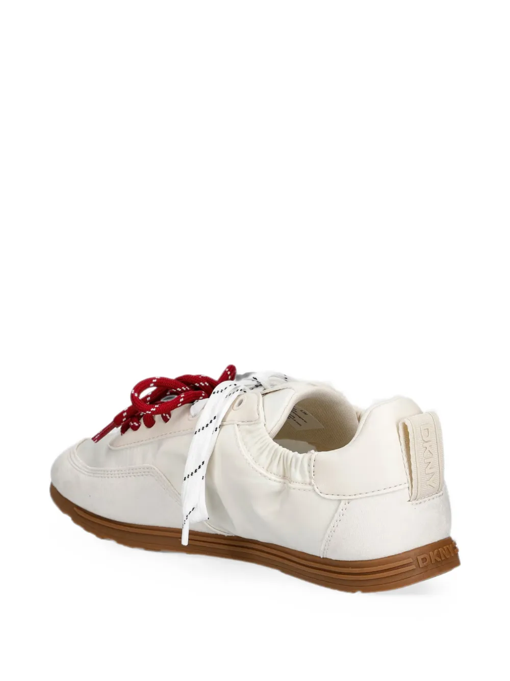 DKNY Arianna logo-embossed panelled sneakers Beige
