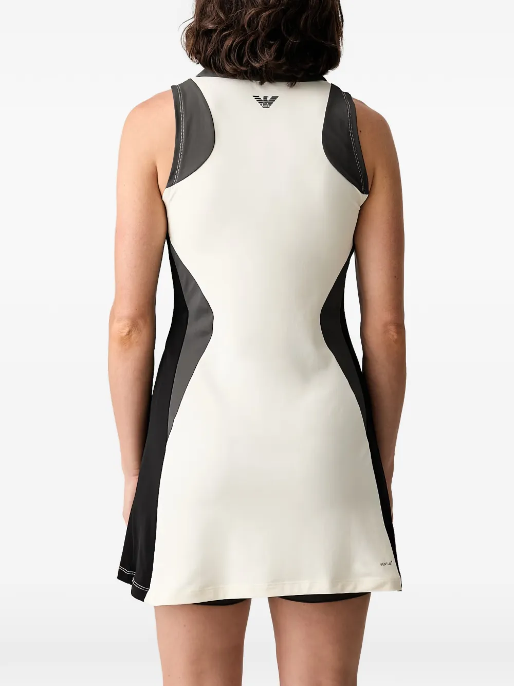 Ea7 Emporio Armani tennis dress and shorts set Beige