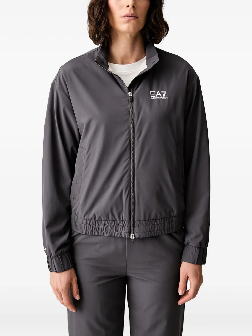 Ea7 Emporio Armani Trainingspak met logoprint Grijs