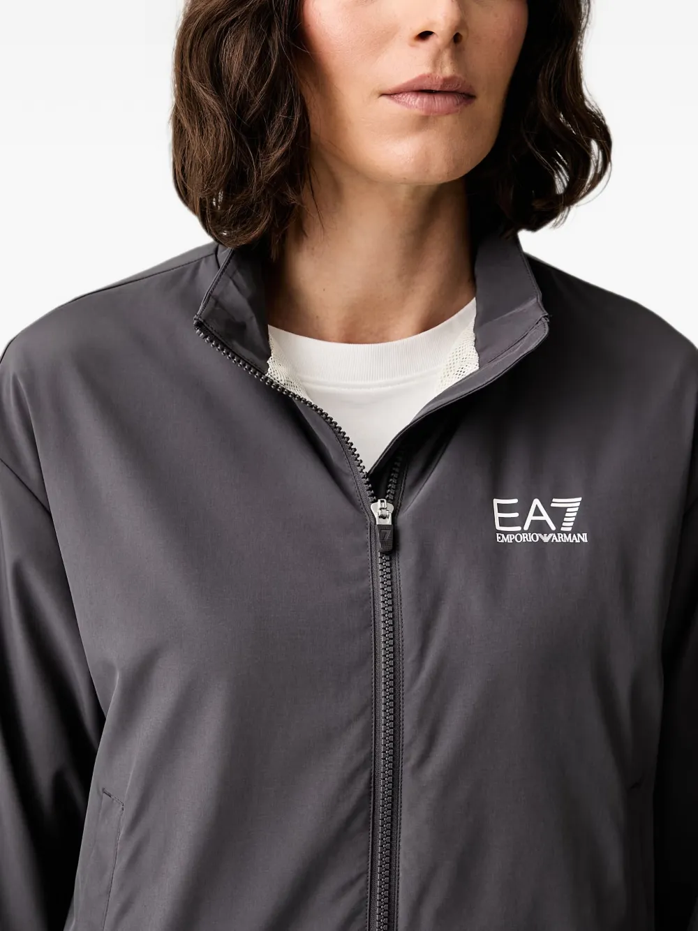 Ea7 Emporio Armani Trainingspak met logoprint Grijs