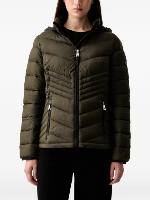 DKNY hooded quilted jacket