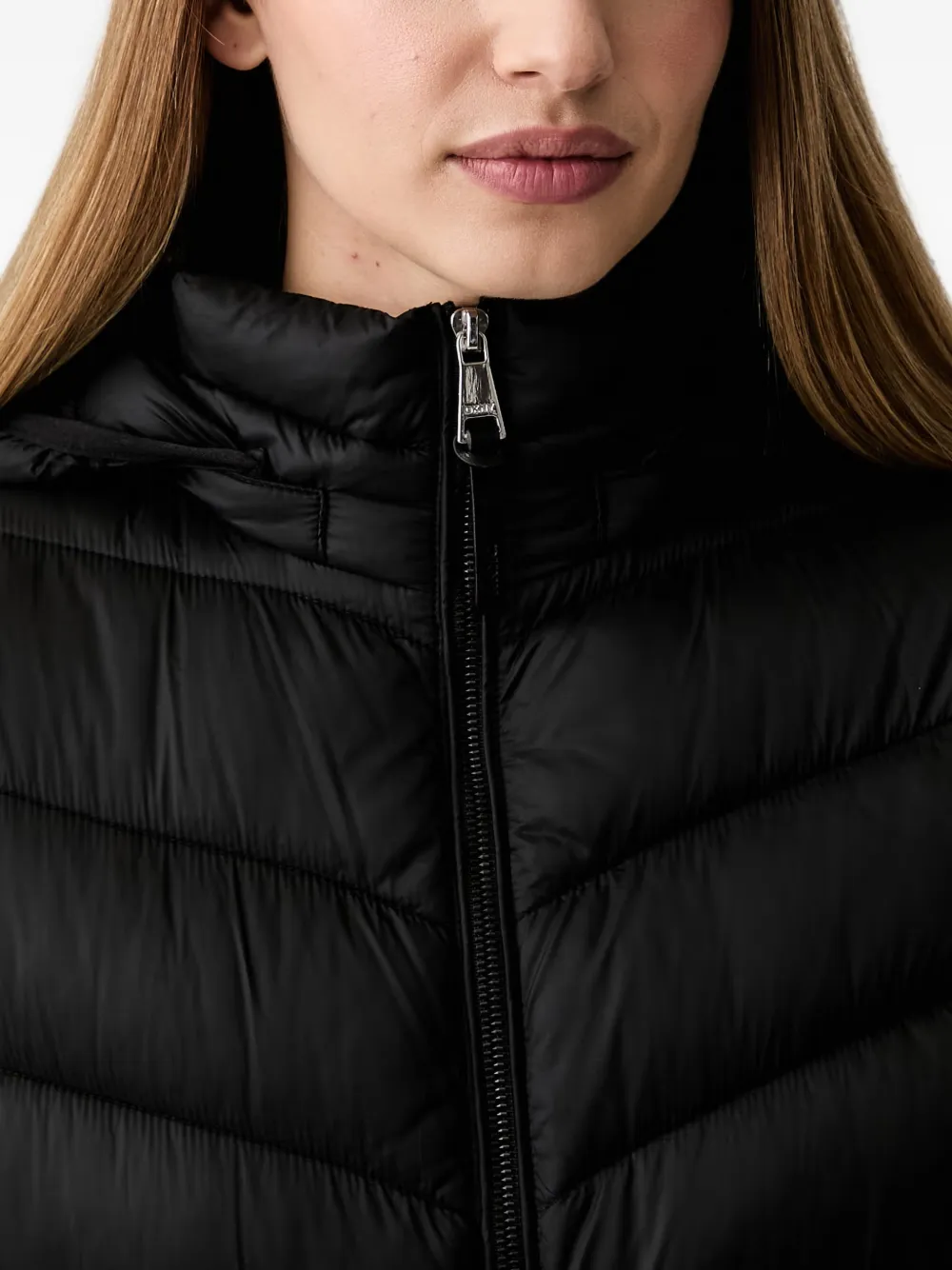 DKNY Gevoerd jack met capuchon Zwart
