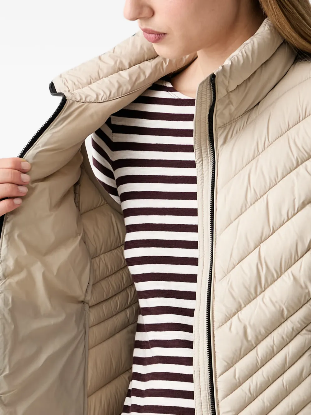 DKNY Gewatteerde bodywarmer Beige