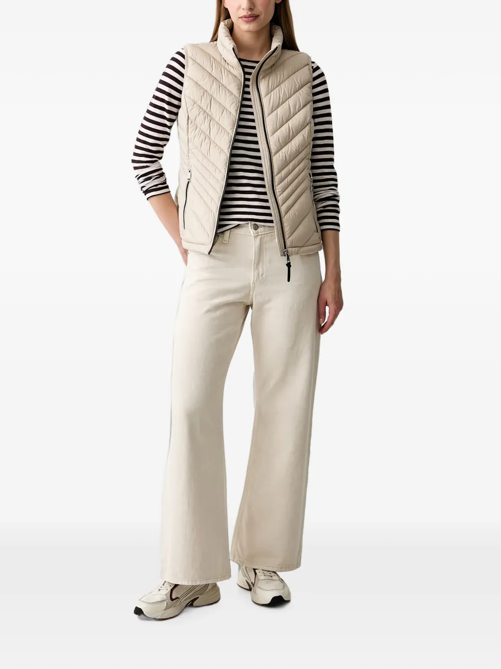 DKNY Gewatteerde bodywarmer Beige