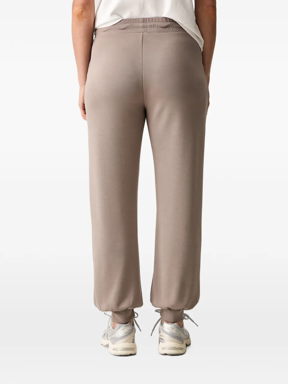 Ea7 Emporio Armani Elastische trainingsbroek met trekkoord Beige