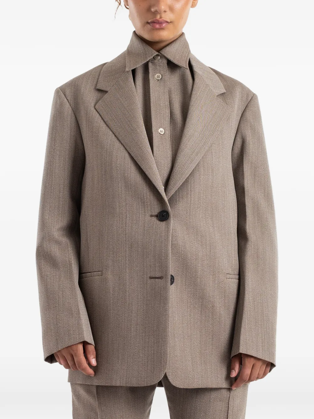 Studio Nicholson notched-lapel tailored blazer