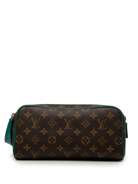 Louis Vuitton Pre-Owned 2021-2026 Monogram Macassar Dopp Kit vanity bag
