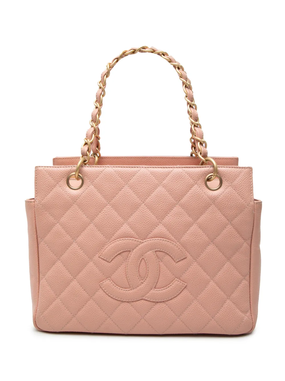CHANEL Pre-Owned 2000-2002 Petite Caviar Timeless tote bag - Pink