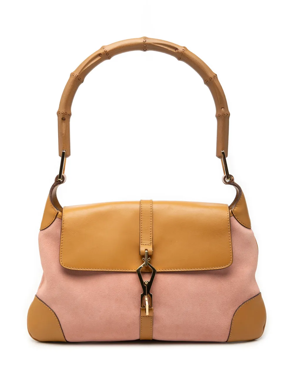 Gucci Pre-Owned 2000-2015 Suede Bamboo Jackie hobo bag - Brown