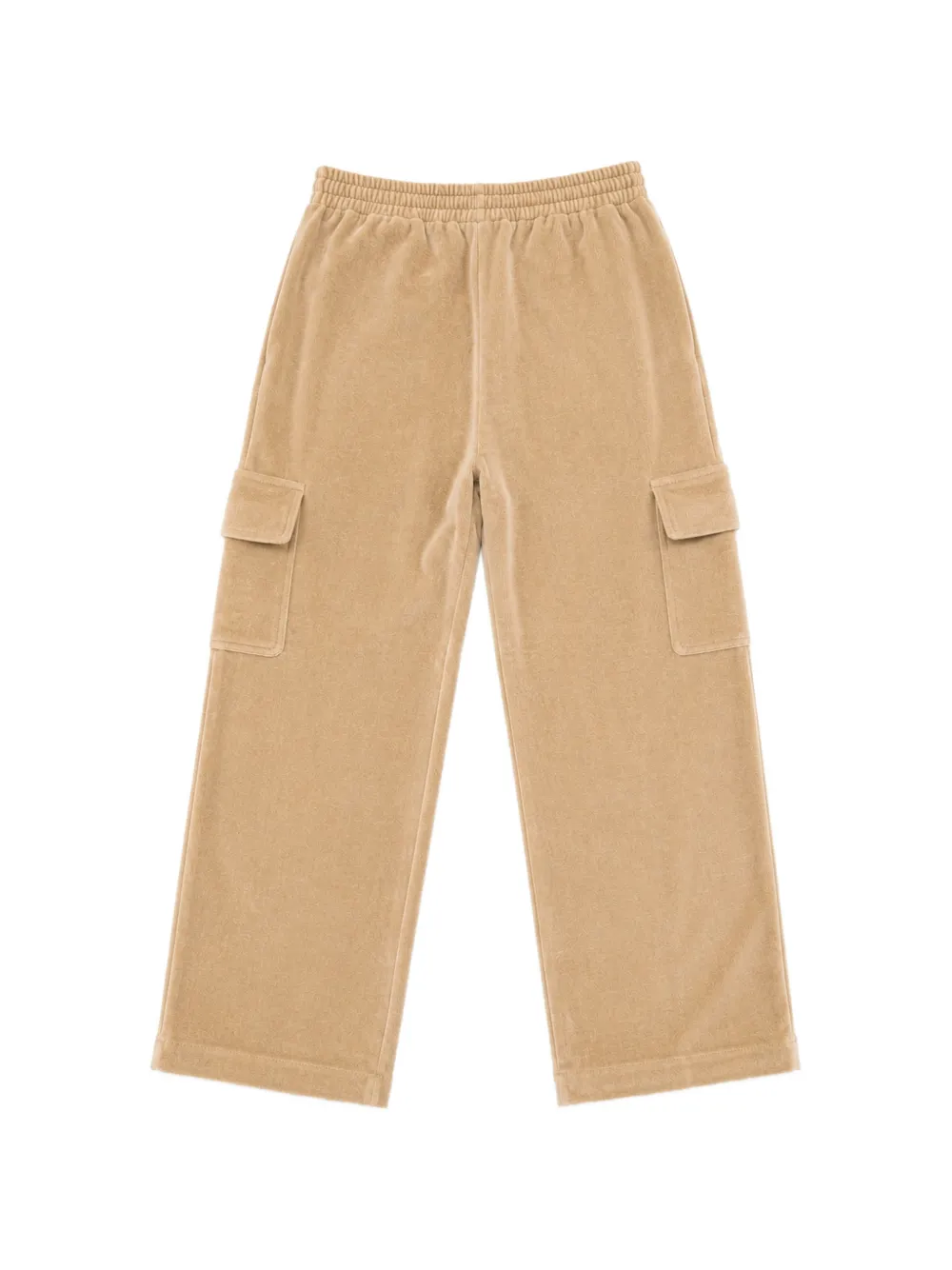 Palm Angels Kids Cargo trainingsbroek met streepdetail Beige