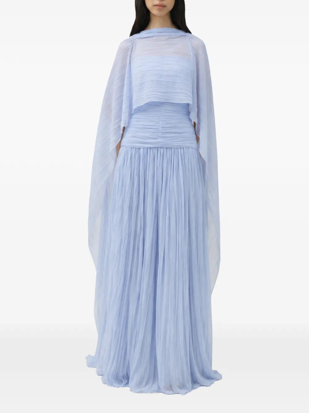 SIMKHAI Genoa sheer cape · OS