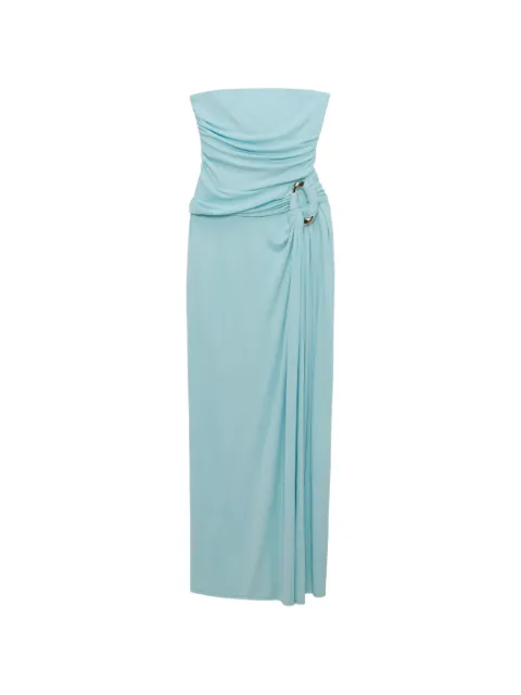 SIMKHAI  Emma strapless bustier bodycon maxi gown